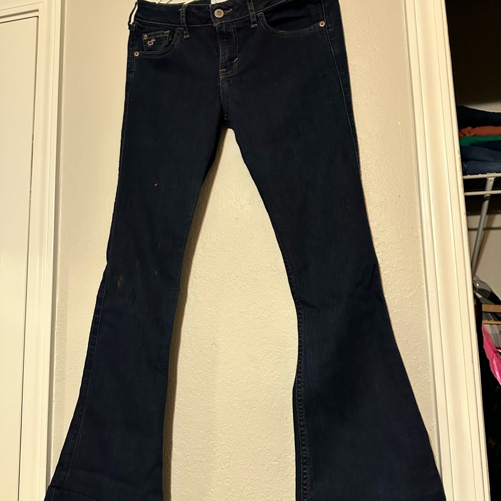Dark Blue Flared Women's Jeans